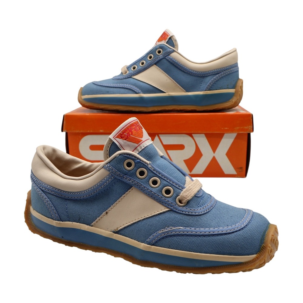 Sparx Athi-Leisure Sneakers Youth 1.5 Vintage 70s Blue Canvas Gum Sole CSH342